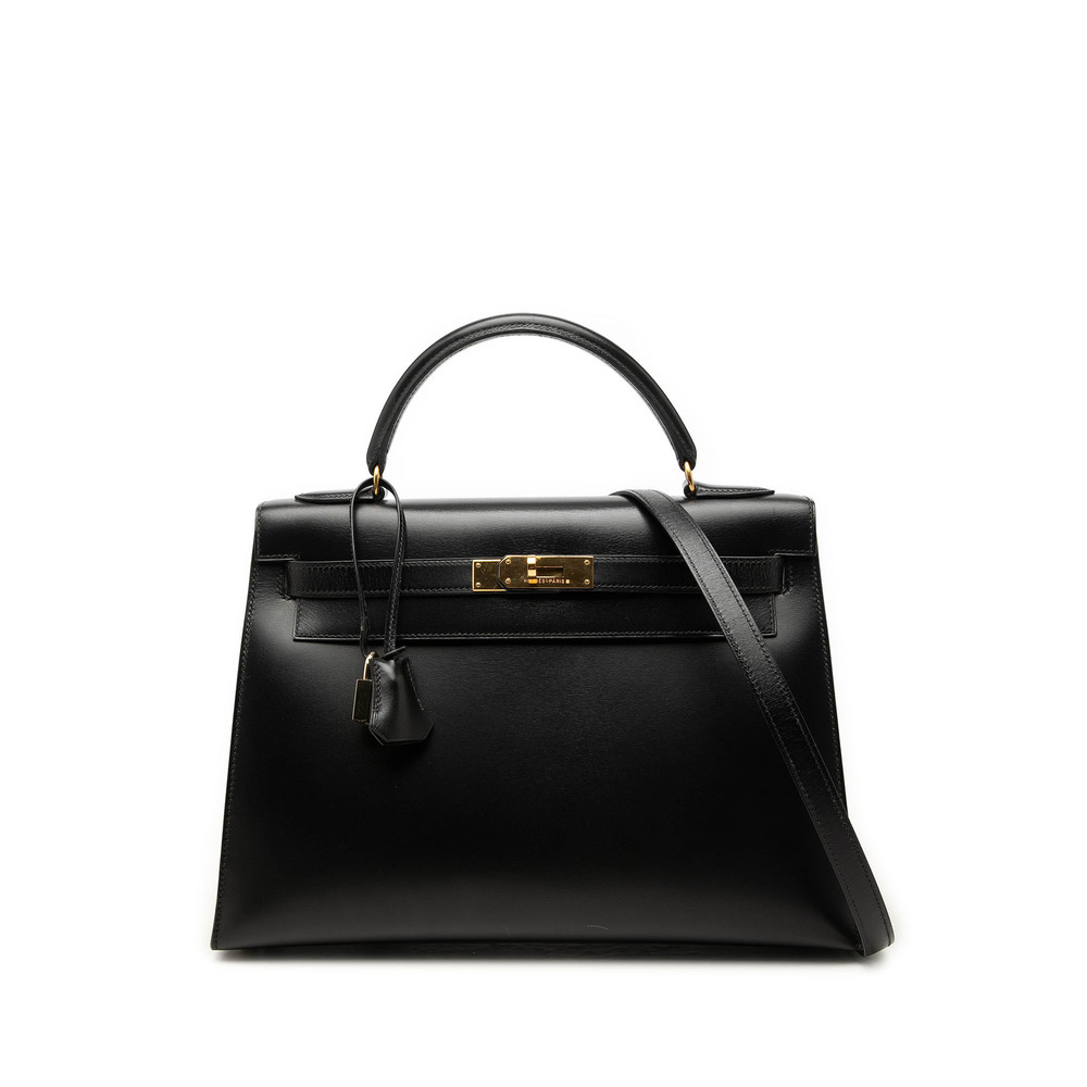 Pre-Loved Hermes Box Calf Kelly Sellier 32